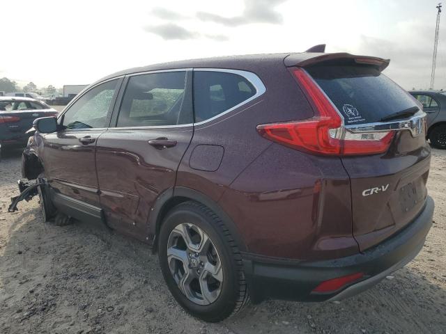 7FARW1H83HE004602 - 2017 HONDA CR-V EXL MAROON photo 2