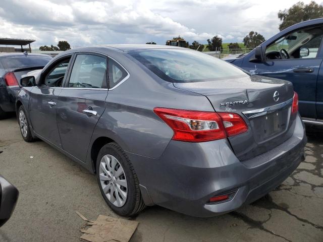 3N1AB7APXJY305602 - 2018 NISSAN SENTRA S GRAY photo 2