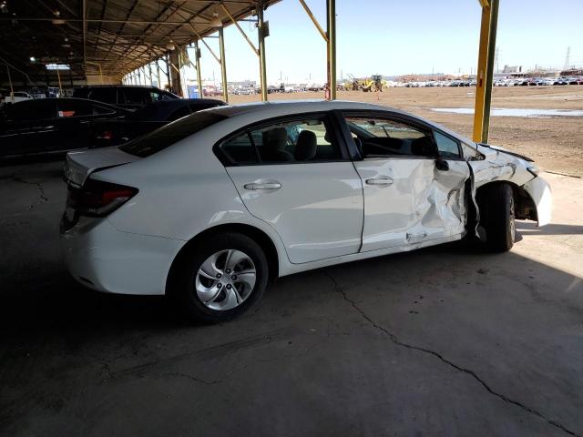 19XFB2F53DE069295 - 2013 HONDA CIVIC LX WHITE photo 3