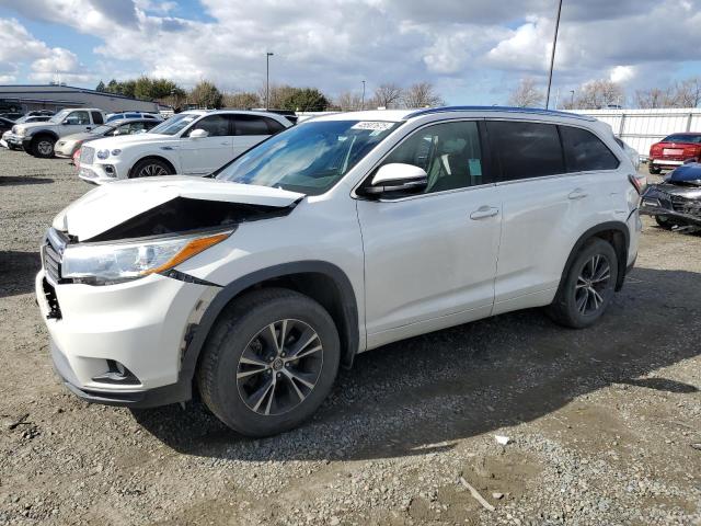 5TDJKRFH8GS305415 - 2016 TOYOTA HIGHLANDER XLE 白色 照片 1