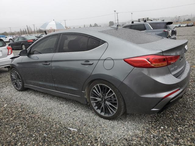 KMHD04LB4JU535554 - 2018 HYUNDAI ELANTRA SPORT GRAY photo 2