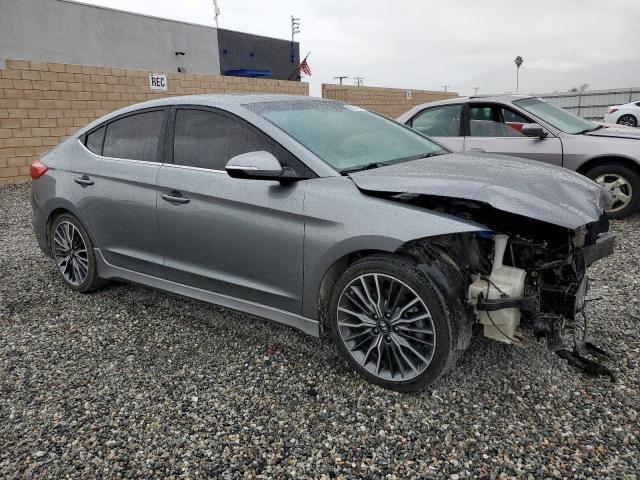 KMHD04LB4JU535554 - 2018 HYUNDAI ELANTRA SPORT GRAY photo 4