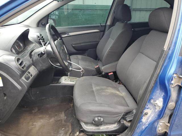 KL1TD56647B178302 - 2007 CHEVROLET AVEO BASE Mavi foto 7