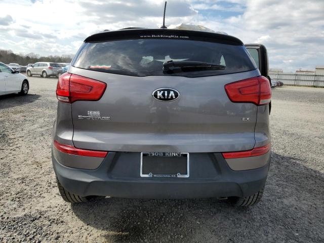 KNDPC3AC8G7874131 - 2016 KIA SPORTAGE EX GRAY photo 6