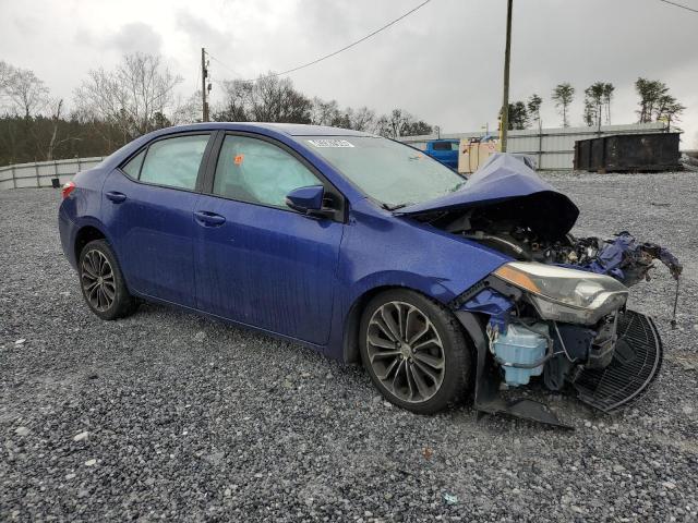 2T1BURHE5FC383420 - 2015 TOYOTA COROLLA L BLUE photo 4