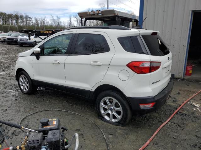 MAJ6S3GL3KC270711 - 2019 FORD ECOSPORT SE WHITE photo 2