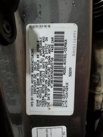 4T1BE32K52U625706 - 2002 TOYOTA CAMRY LE GRAY photo 12