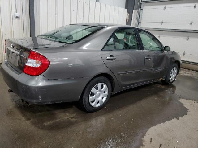 4T1BE32K52U625706 - 2002 TOYOTA CAMRY LE GRAY photo 3