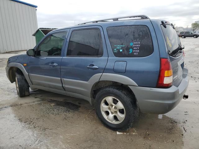 4F2CU08151KM63160 - 2001 MAZDA TRIBUTE LX BLUE photo 2