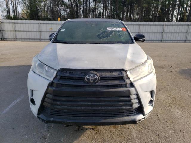 5TDZARFH5KS048986 - 2019 TOYOTA HIGHLANDER LE WHITE photo 5