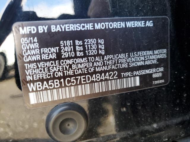 WBA5B1C57ED484422 - 2014 BMW 535 I BLACK photo 12