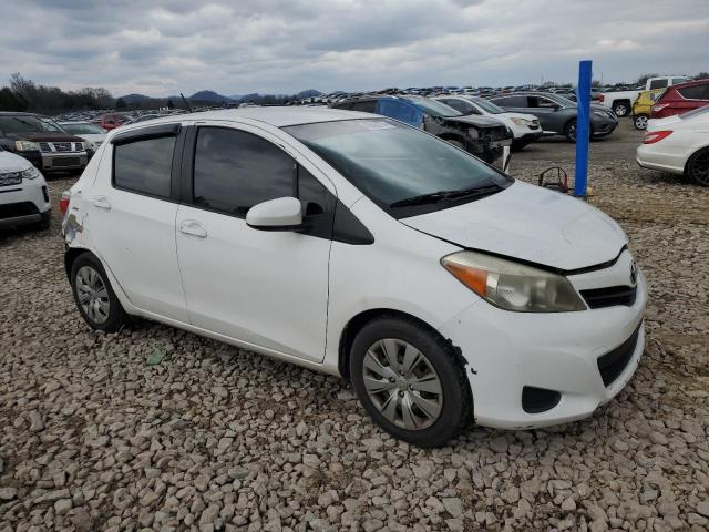 JTDKTUD39ED578710 - 2014 TOYOTA YARIS WHITE photo 4