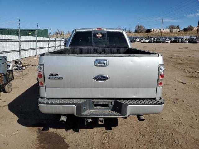 1FTRX14W04FA27564 - 2004 FORD F-150 SILVER photo 6