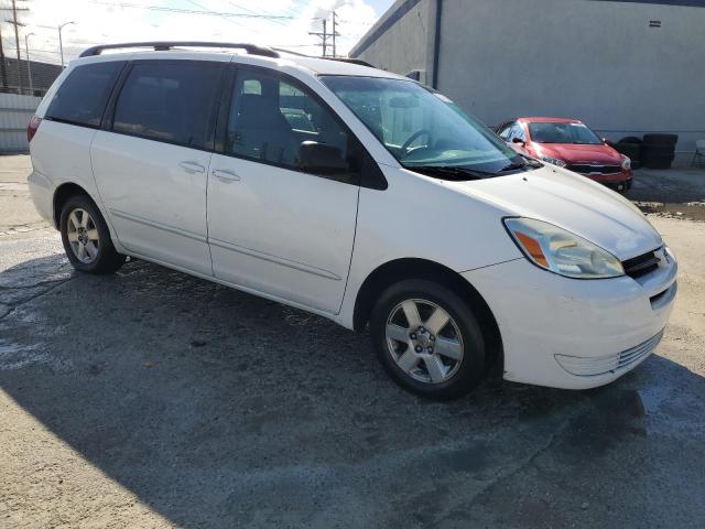 5TDZA23C04S182145 - 2004 TOYOTA SIENNA CE WHITE photo 4