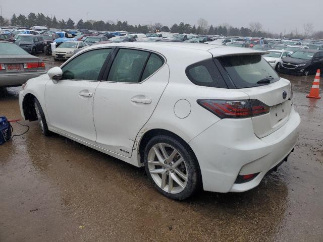 JTHKD5BHXE2189859 - 2014 LEXUS CT 200 WHITE photo 2