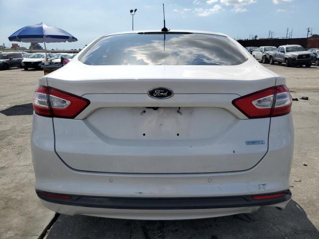 3FA6P0HR9DR325668 - 2013 FORD FUSION SE WHITE photo 6