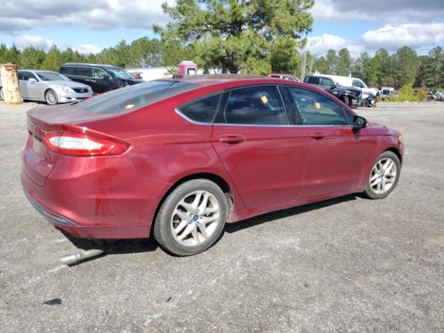 3FA6P0H71DR320530 - 2013 FORD FUSION SE BURGUNDY photo 3