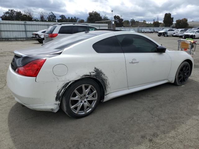 JNKCV64E08M111402 - 2008 INFINITI G37 BASE WHITE photo 3