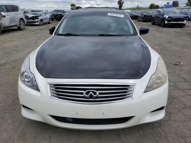 JNKCV64E08M111402 - 2008 INFINITI G37 BASE WHITE photo 5