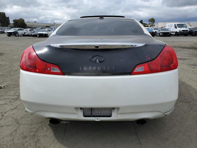 JNKCV64E08M111402 - 2008 INFINITI G37 BASE WHITE photo 6