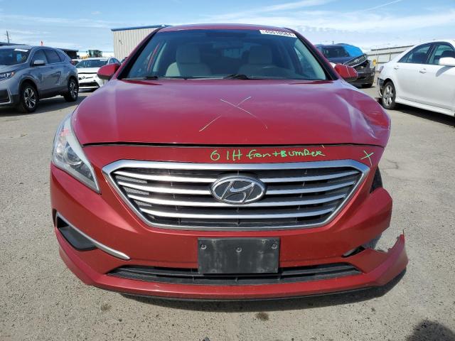 5NPE24AFXHH531621 - 2017 HYUNDAI SONATA SE BURGUNDY photo 5