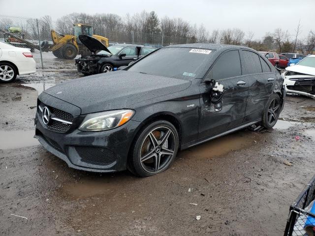 55SWF6EB8JU248987 - 2018 MERCEDES-BENZ C 43 4MATIC AMG BLACK photo 1