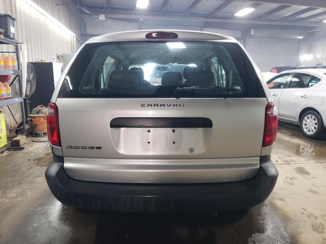 1D4GP25R36B637607 - 2006 DODGE CARAVAN SE SILVER photo 6