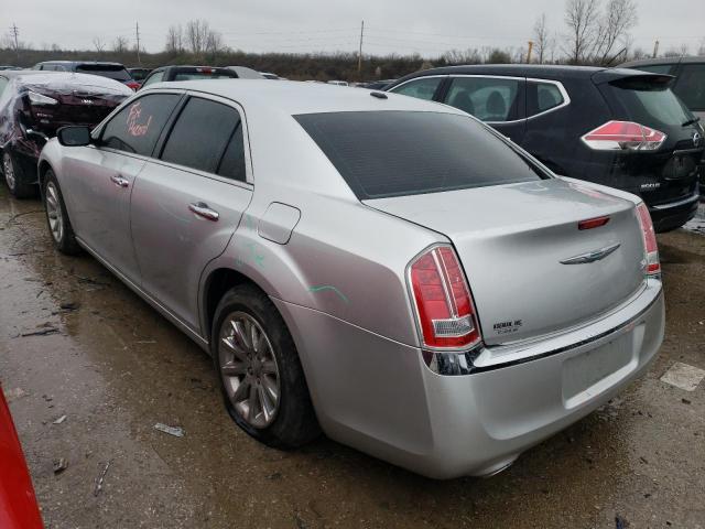 2C3CCACGXCH216266 - 2012 CHRYSLER 300 LIMITED SILVER photo 2
