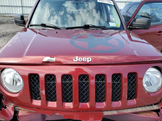 1C4NJRFB1DD249423 - 2013 JEEP PATRIOT LATITUDE RED photo 11