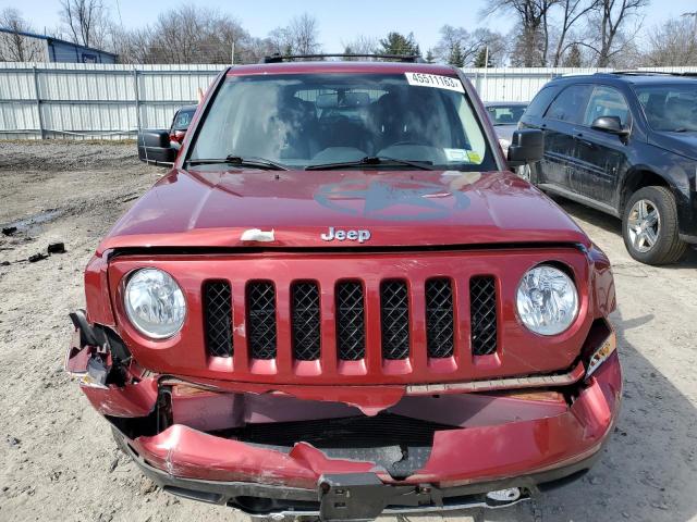 1C4NJRFB1DD249423 - 2013 JEEP PATRIOT LATITUDE RED photo 5