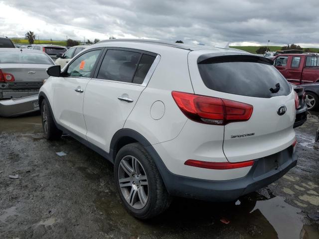 KNDPC3AC7F7728057 - 2015 KIA SPORTAGE EX WHITE photo 2