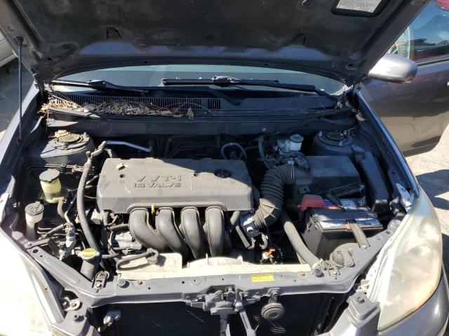 2T1KR30E17C653173 - 2007 TOYOTA COROLLA MA XR GRAY photo 11