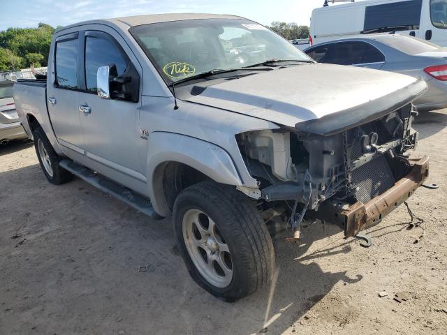 1N6AA07B84N504763 - 2004 NISSAN TITAN XE SILVER photo 4