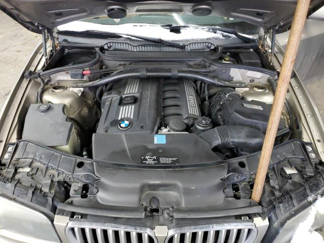 WBXPC93407WF26845 - 2007 BMW X3 3.0SI GOLD photo 11