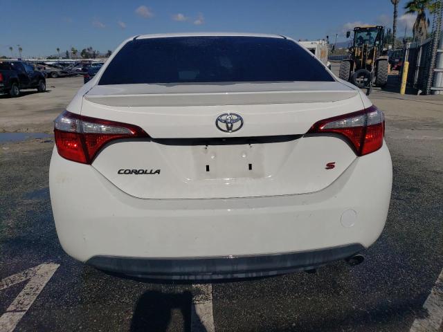 5YFBURHEXFP322936 - 2015 TOYOTA COROLLA L WHITE photo 6