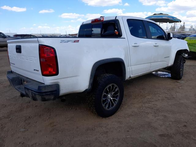 1GCGTEEN3N1121114 - 2022 CHEVROLET COLORADO ZR2 WHITE photo 3