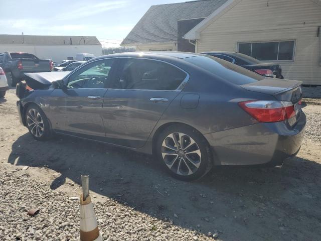 1HGCR2F54FA081431 - 2015 HONDA ACCORD SPORT GRAY photo 2