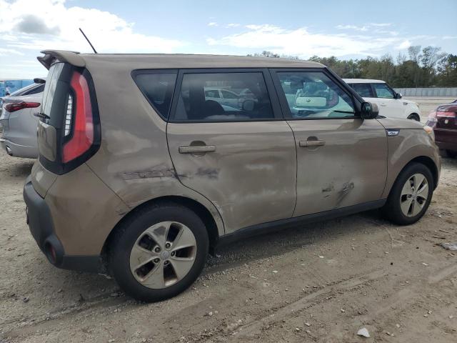 KNDJN2A28F7165635 - 2015 KIA SOUL BROWN photo 3