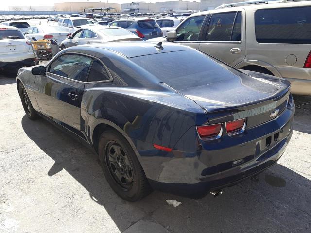 2G1FA1E38D9202654 - 2013 CHEVROLET CAMARO LS BLUE photo 2