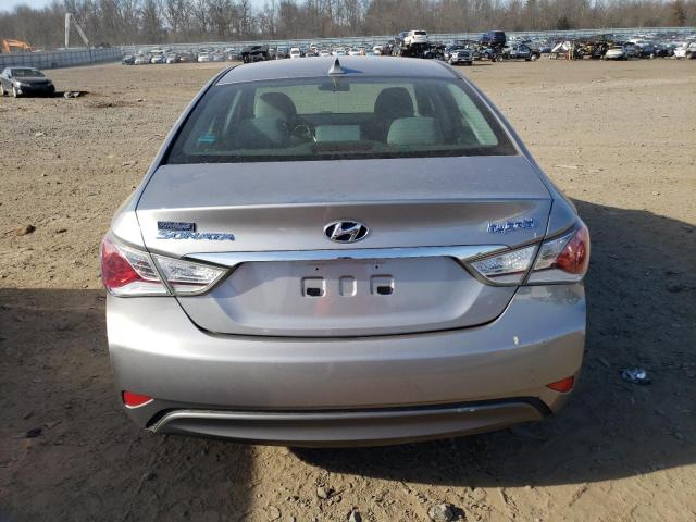 KMHEC4A48BA005106 - 2011 HYUNDAI SONATA HYBRID SILVER photo 6