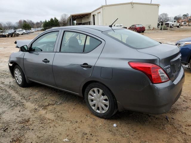 3N1CN7AP7HL906912 - 2017 NISSAN VERSA S GRAY photo 2