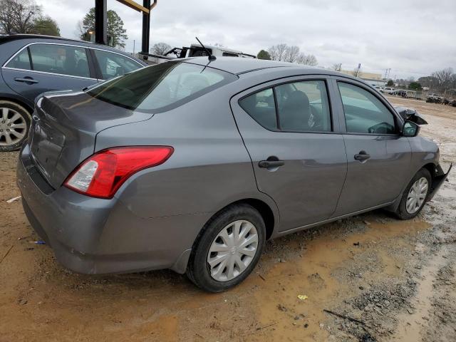 3N1CN7AP7HL906912 - 2017 NISSAN VERSA S GRAY photo 3