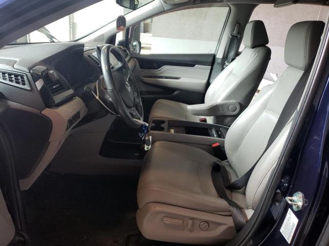 5FNRL6H92KB116535 - 2019 HONDA ODYSSEY ELITE Azul foto 7