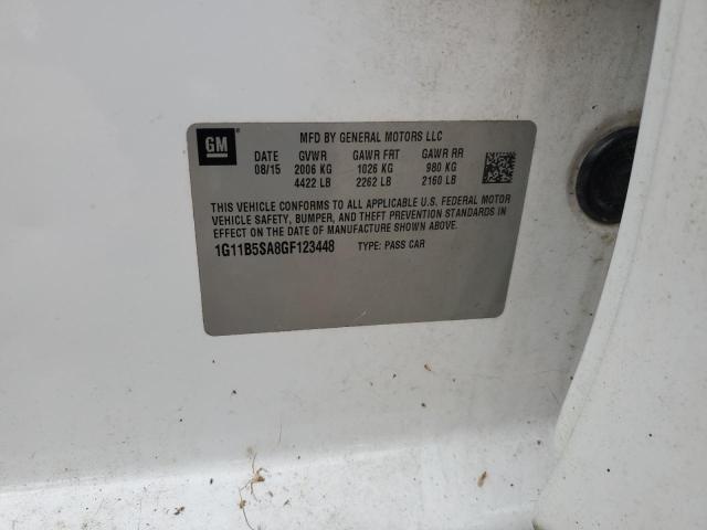 1G11B5SA1GF167047 - 2016 CHEVROLET MALIBU LIM LS Gümüş fotoğraf 12