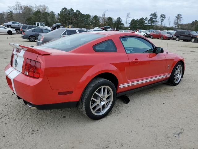 1ZVHT88S975230810 - 2007 FORD MUSTANG SHELBY GT500 RED photo 3