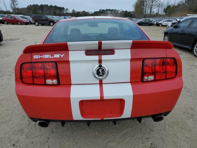 1ZVHT88S975230810 - 2007 FORD MUSTANG SHELBY GT500 RED photo 6