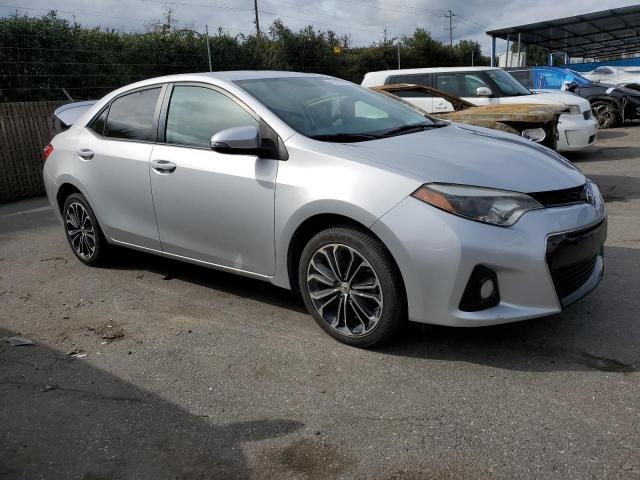 5YFBURHE4GP518873 - 2016 TOYOTA COROLLA L SILVER photo 4