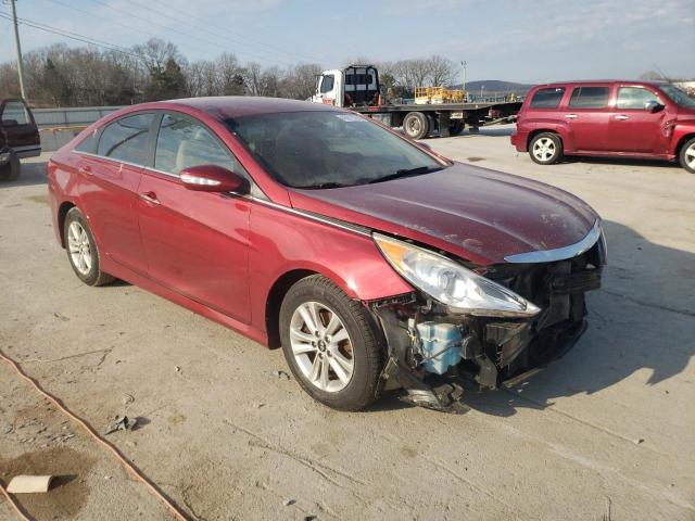 5NPEB4AC5EH904162 - 2014 HYUNDAI SONATA GLS RED photo 4