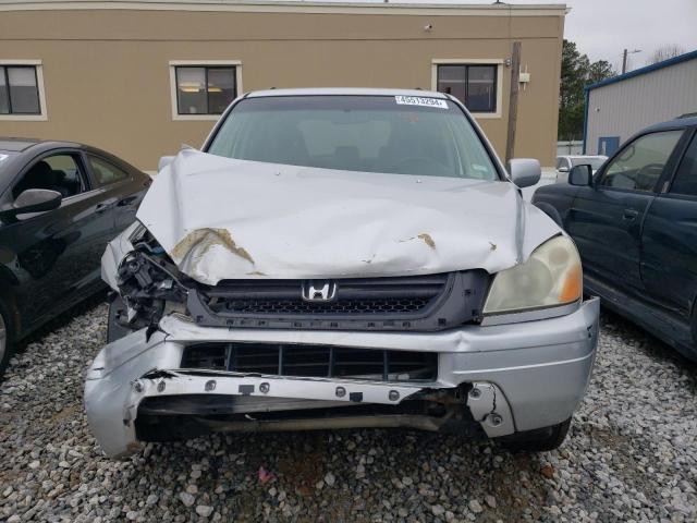 5FNYF18445B040802 - 2005 HONDA PILOT EX SILVER photo 5