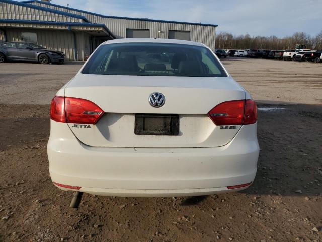 3VWDP7AJ5CM331054 - 2012 VOLKSWAGEN JETTA SE WHITE photo 6